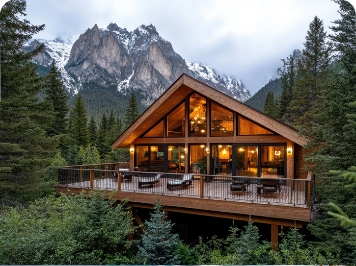 South Canmore mountain architecture